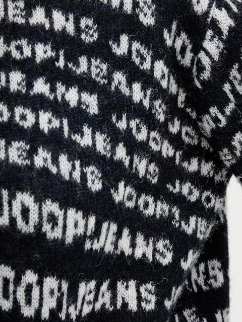 Joop! sweter z domieszką wełny damski kolor czarny 30048399