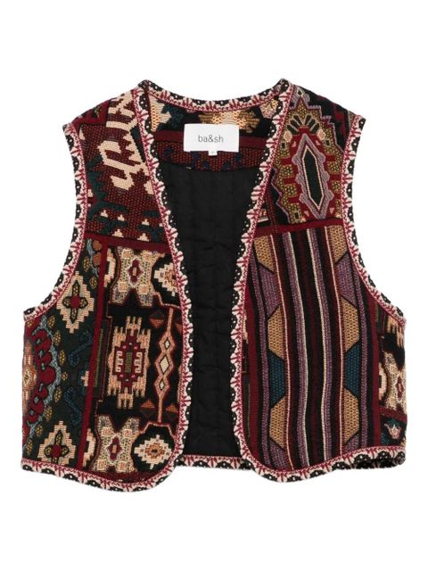 Ba&Sh patterned waistcoat - Neutrals - zdjęcie produktu nr 1