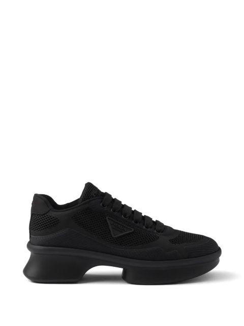 Prada triangle-logo sneakers - Black - zdjęcie produktu nr 1