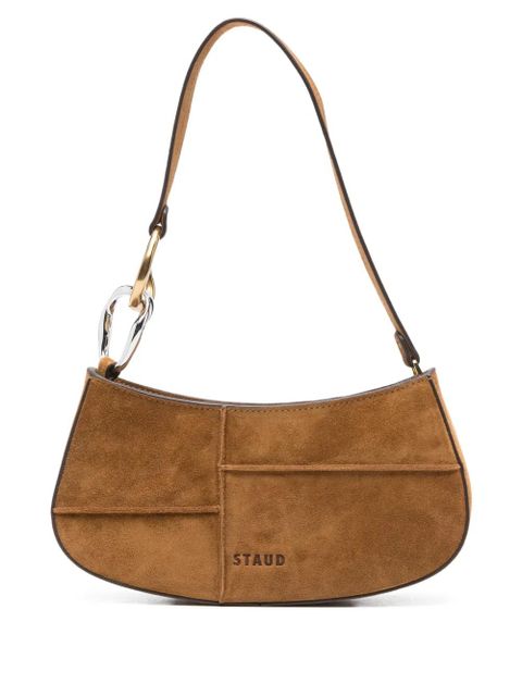 STAUD Ollie panelled shoulder bag - Brown - zdjęcie produktu nr 1