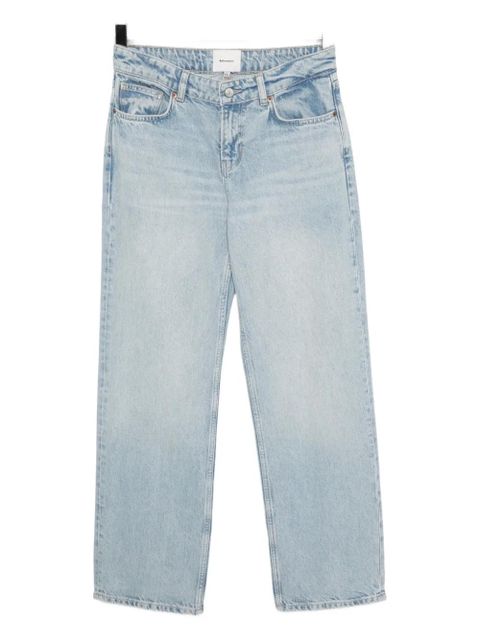 Reformation CHARLEE low rise straight leg jeans - Blue - zdjęcie produktu nr 1