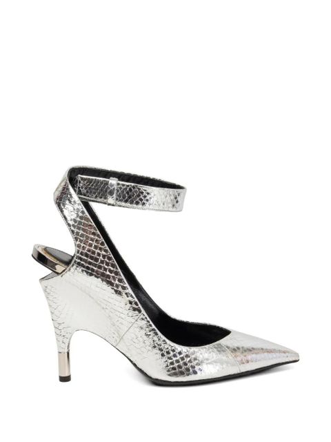 TOM FORD crossover-strap pumps - Silver - zdjęcie produktu nr 1