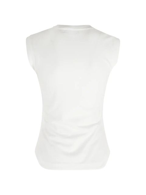 The Attico logo-detail sleeveless vest - White - zdjęcie produktu nr 2