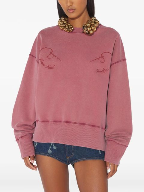 Jean Paul Gaultier embroidered sweatshirt