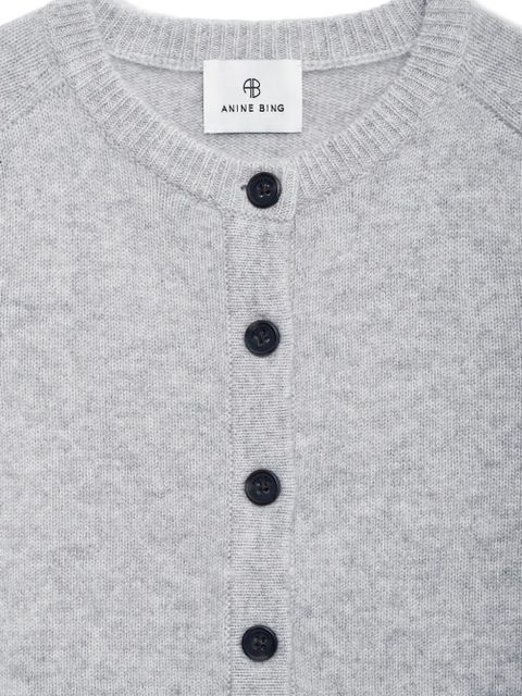 ANINE BING Joye button-up cardigan - Grey