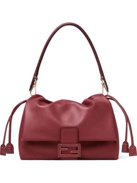 FENDI medium Mamma Baguette ff-buckle tote bag - Red - zdjęcie produktu nr 1