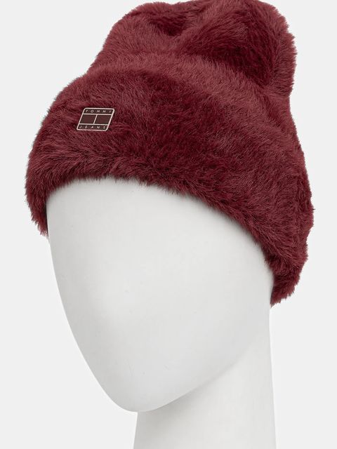 Tommy Jeans czapka kolor bordowy AW0AW17900 - zdjęcie produktu nr 2