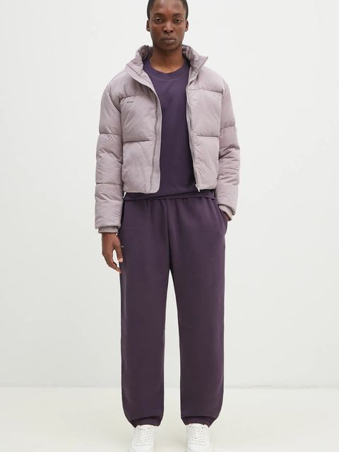 Pangaia kurtka kolor fioletowy zimowa 10002298