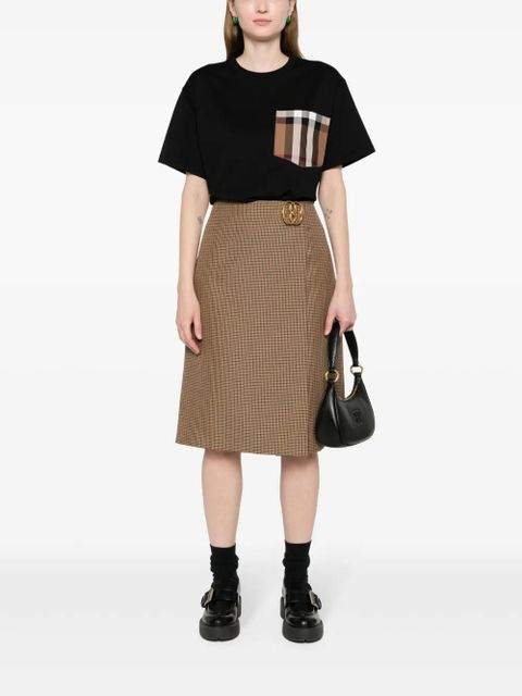 Burberry chest pocket cotton T-shirt - Black - zdjęcie produktu nr 2