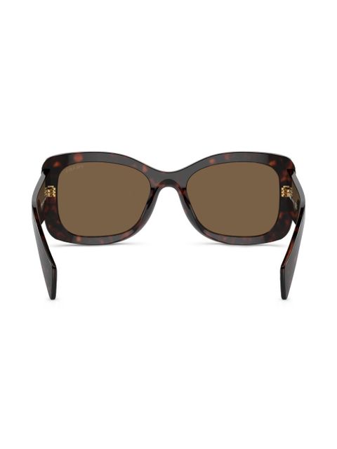 Prada Eyewear Prada PR A08S oversize frame sunglasses - Brown