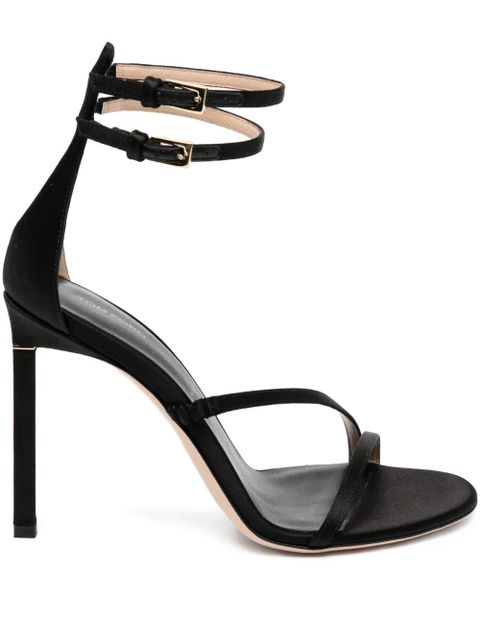 TOM FORD 105mm satin sandals - Black - zdjęcie produktu nr 1