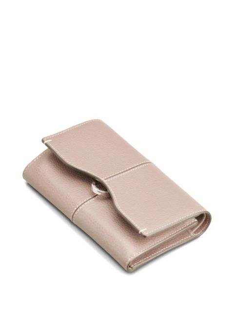 Tod's trifold leather wallet - Pink