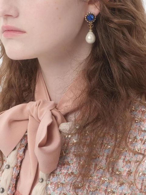 Valentino Garavani VLogo Signature earrings - White - zdjęcie produktu nr 2