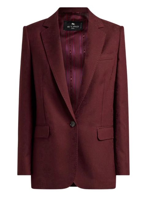 ETRO single-breasted jacket - Red - zdjęcie produktu nr 1