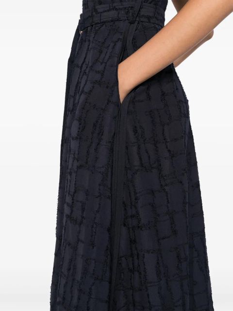 3.1 Phillip Lim check pattern dress - Blue