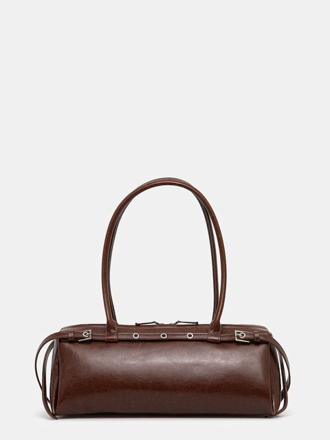 Answear.LAB torebka skórzana kolor brązowy - zdjęcie produktu nr 1