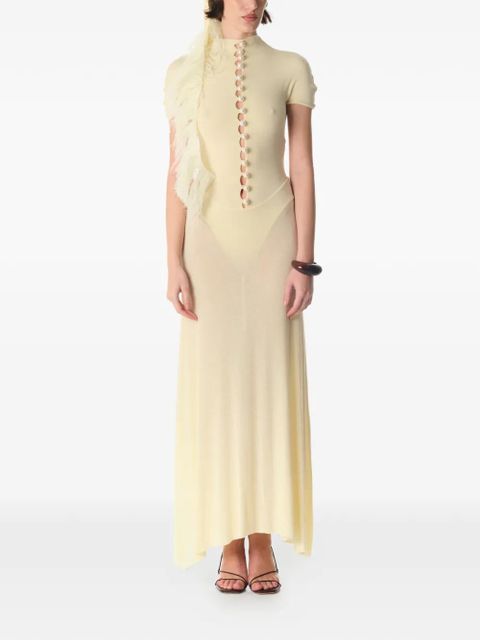 MANURÍ mock-neck maxi dress - Neutrals - zdjęcie produktu nr 2