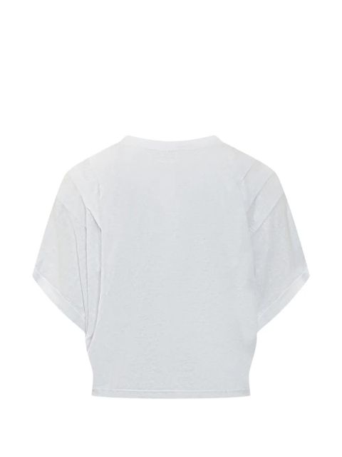 MARANT ÉTOILE Kyanzae-GZ logo-print T-shirt - White - zdjęcie produktu nr 2