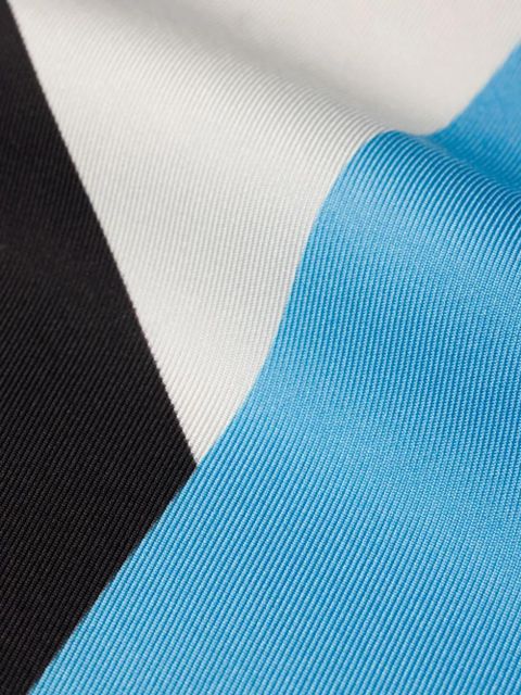 Prada printed silk scarf - Blue