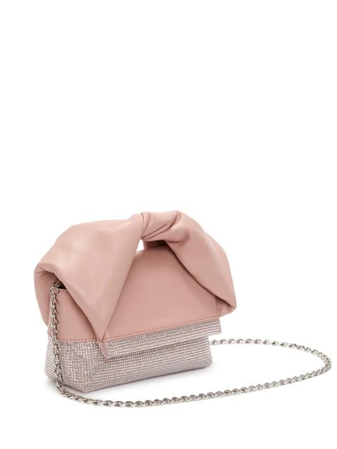 JW Anderson small Twister leather tote bag - Pink