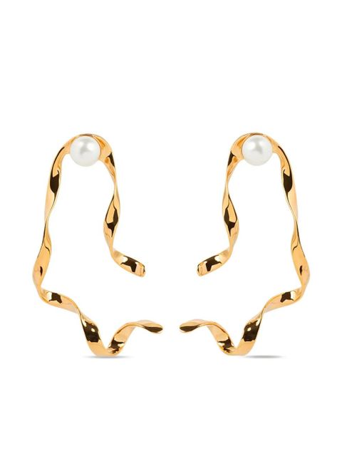 DRIES VAN NOTEN wave stud earrings - Gold - zdjęcie produktu nr 1