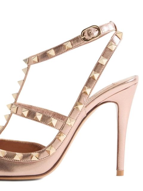 Valentino Garavani 100mm rockstud leather pumps - Pink