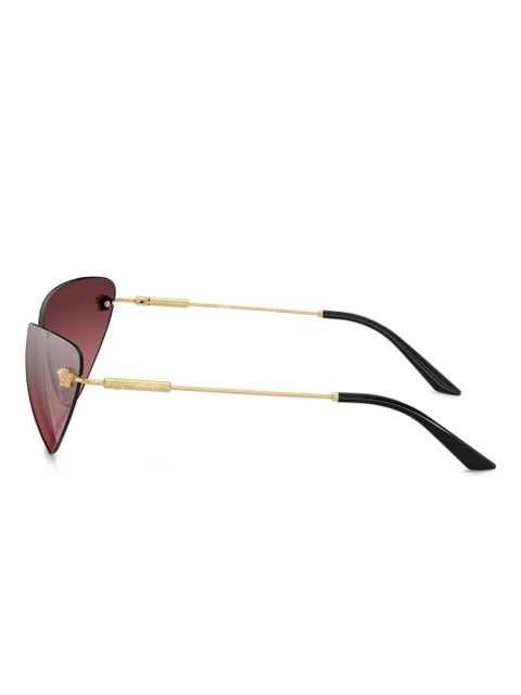 Versace Eyewear Medusa cat-eye sunglasses - Gold
