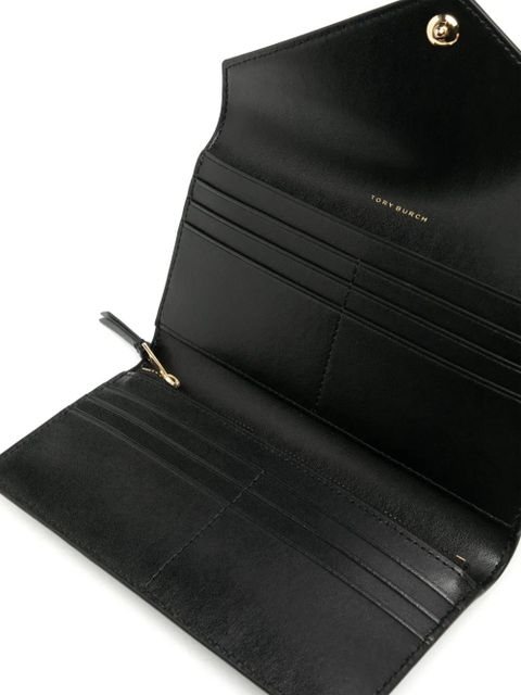 Tory Burch T-monogram envelope wallet - Black