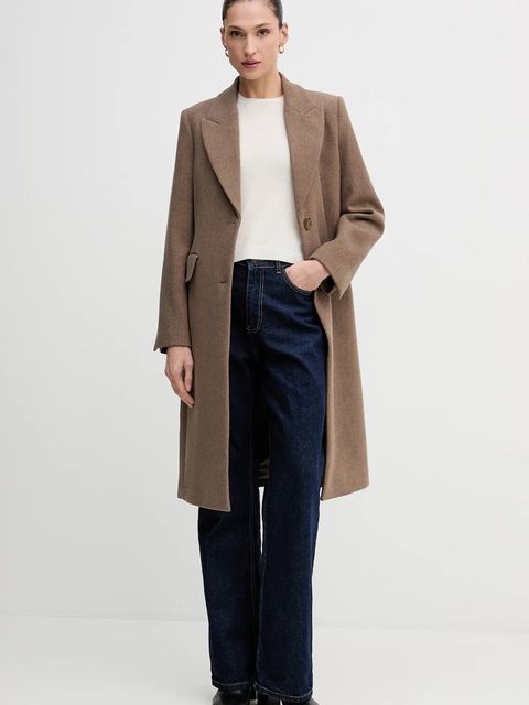 United Colors of Benetton sweter damski kolor beżowy lekki 1002D10D2