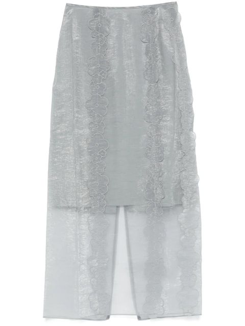 Cecilie Bahnsen Olympia skirt - Grey - zdjęcie produktu nr 1