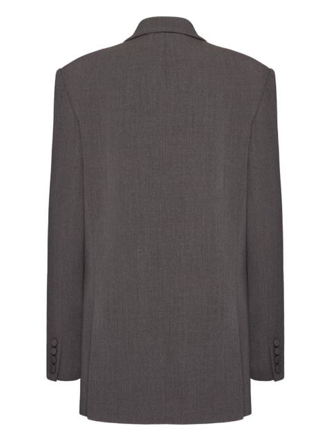 Valentino Garavani flap-pocket coat - Grey - zdjęcie produktu nr 2