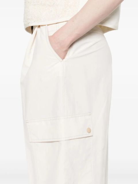 Moncler Grenoble crinkled cargo pants - Neutrals