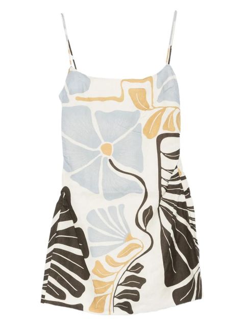 SIR. Lola square-neck mini dress - Neutrals - zdjęcie produktu nr 1