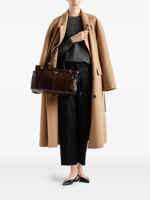 Prada large Bonnie tote bag - Brown - zdjęcie produktu nr 2