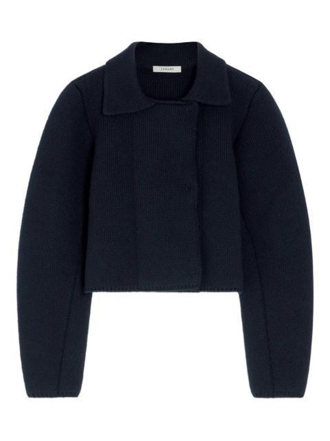 LEMAIRE felted double-breasted blouson jacket - Black - zdjęcie produktu nr 1