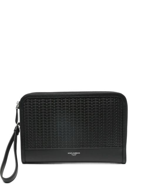 Dolce & Gabbana wrist-strap clutch bag - Black - zdjęcie produktu nr 1