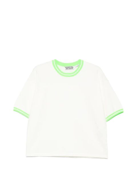 Essentiel Antwerp contrasting-trims T-shirt - White - zdjęcie produktu nr 1