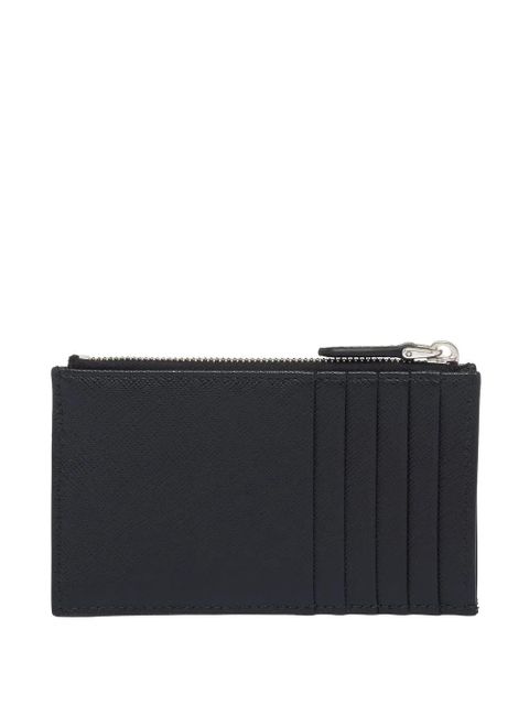 Prada Saffiano leather card-holder purse - Black