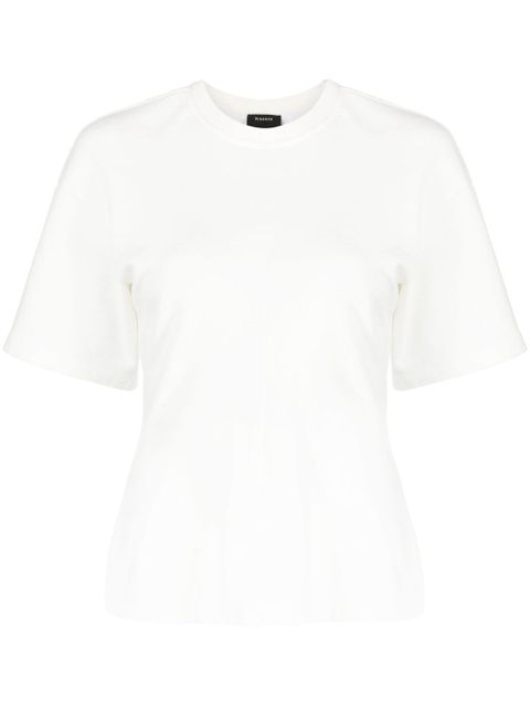 Proenza Schouler cotton waisted T-shirt - White - zdjęcie produktu nr 1