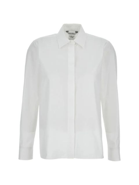 Max Mara straight-fit poplin shirt - White - zdjęcie produktu nr 1