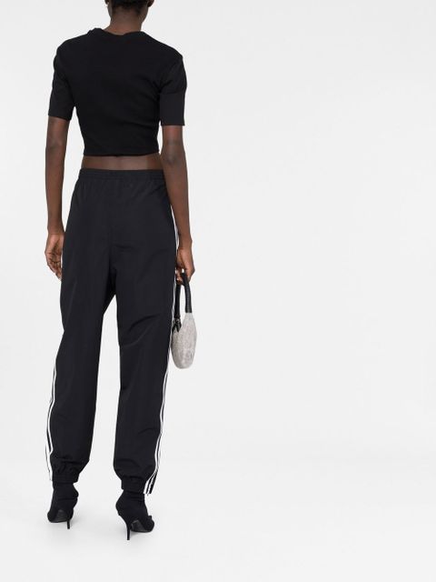 Balenciaga x adidas side-stripe track pants - Black