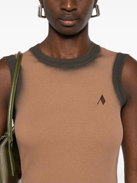 The Attico Reese tank top - Brown