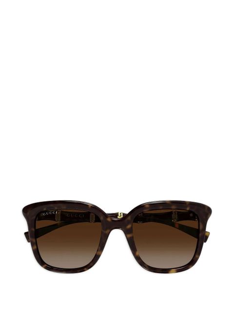 Gucci Eyewear square-frame sunglasses - Brown - zdjęcie produktu nr 1