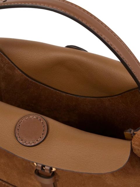 ETRO small Pony fringes shoulder bag - Brown