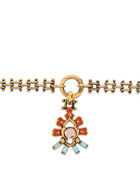 ETRO flower pendant necklace - Gold