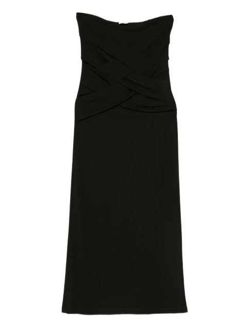 Nanushka drape-detail maxi skirt - Green - zdjęcie produktu nr 1