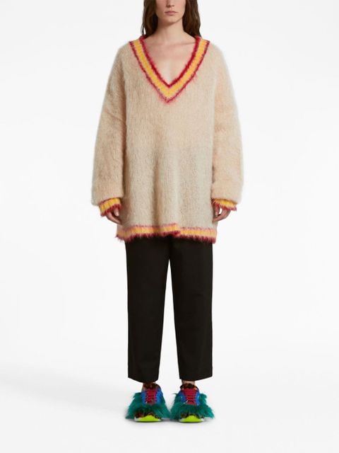 Marni pleated wool trousers - Black - zdjęcie produktu nr 2