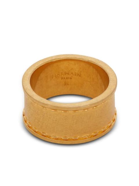 Balmain Signature band ring - Gold
