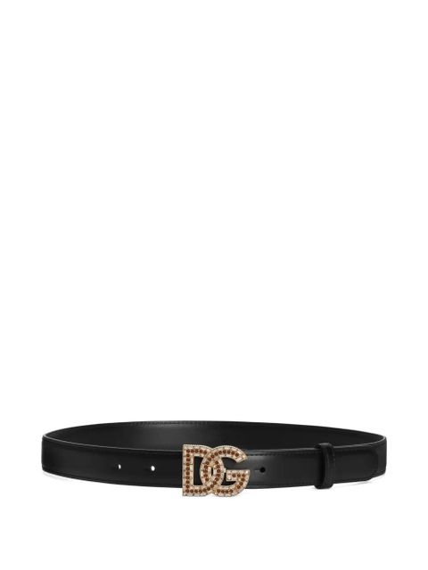 Dolce & Gabbana logo-buckle belt - Black - zdjęcie produktu nr 1