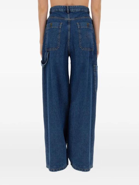 ETRO belt-loop buttoned jeans - Blue